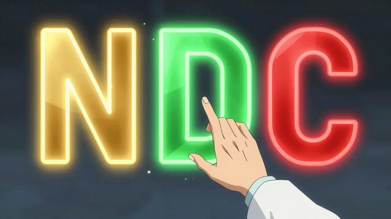 Anime art showing NDC code segments glowing as they are decoded