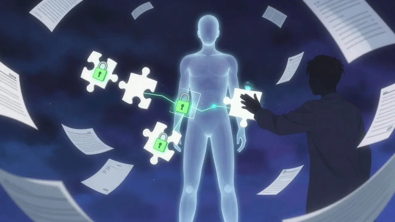 Holographic medical records illustrating data fragmentation risks
